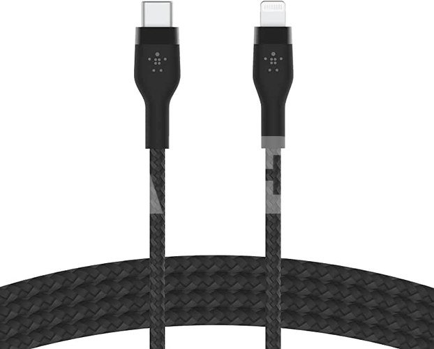 Belkin Flex Lightning/USB-C 15W 1m mfi. cert. black CAA011bt1MBK