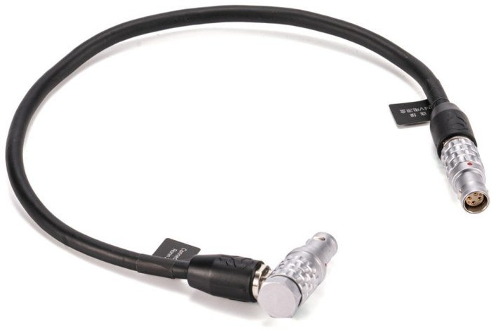 4-Pin Right Angle Male to 4-Pin Female Power Cable (30cm)
