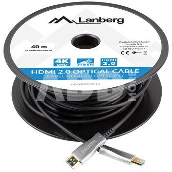 Lanberg Cable HDMI M/M v2.0 CA-HDMI-20FB-0400-BK 40m black