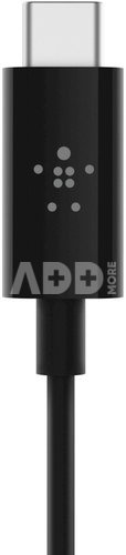 Belkin USB-C to 3.5 mm Audio Cable, 0.9m F7U079bt03-BLK