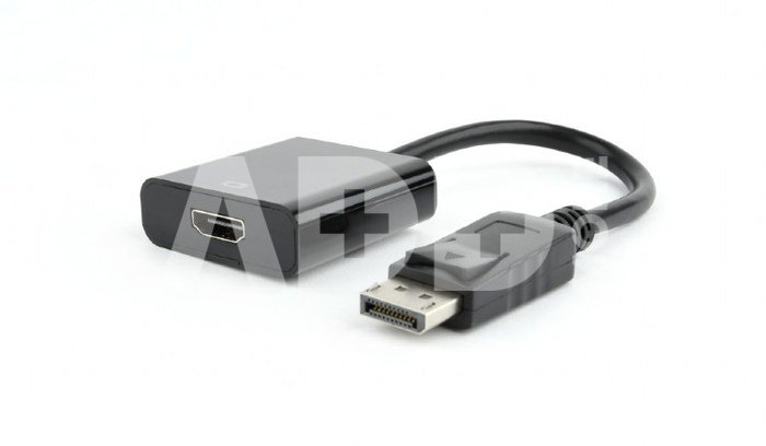 Cablexpert DisplayPort to HDMI adapter cable, Black