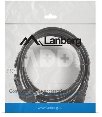 Lanberg Power cable CEE 7/7 - IEC 320 C13 3M VDE 3M black