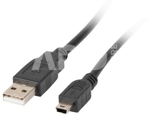 Lanberg Cable USB 2.0 mini AM-BM5P 1.8M black
