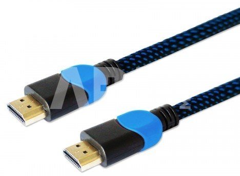 Savio Cable HDMI GCL-02 1.8m, v2.0, braid blue