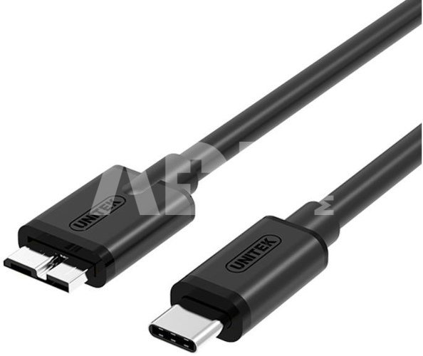 Unitek Cable usb typ-c to micro USB3.0; 1m; Y-C475BK