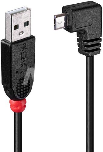 CABLE USB2 A TO MICRO-B 1M/90 DEGREE 31976 LINDY