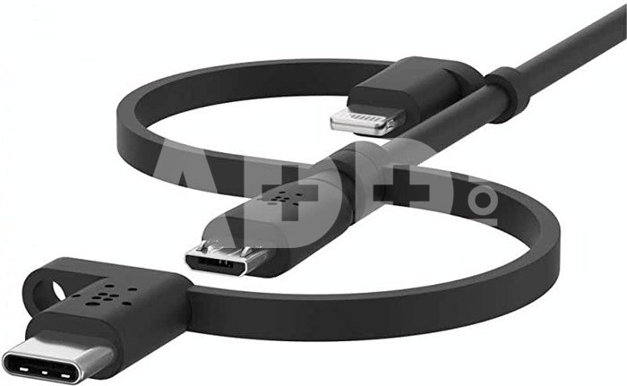 Belkin BOOST Charge Univ. Cable 1,2m Lightn./Micro/USB-C - USB-A