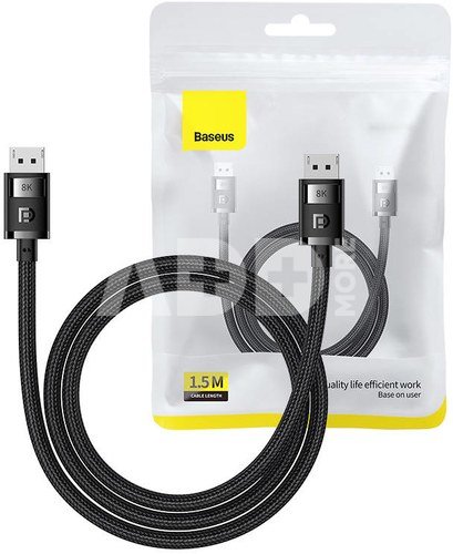 DP 8K to DP 8K cable Baseus High Definition 1,5 m (black)