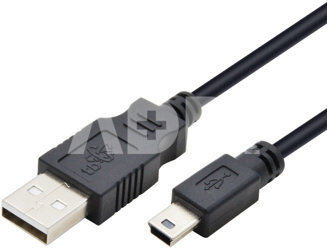 TB Cable USB - Mini USB 1m. black