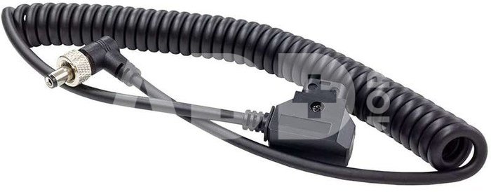 D-Tap to DC Locked connector Barrel Coiled Cable