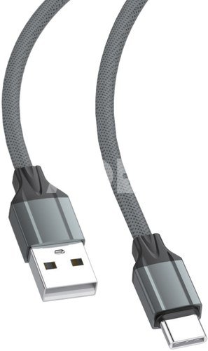 D-Fruit cable USB-A - USB-C 2m, grey (DF120)