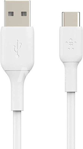 Belkin USB-C/USB-A Cable 2m PVC, white CAB001bt2MWH