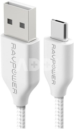 USB - micro USB RAVPower RP-CB016 - 0,9m white