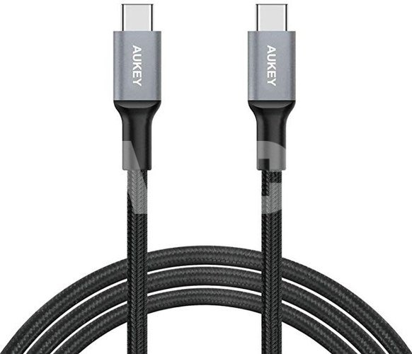 AUKEY CB-CD6 Ultrafast Braided uick Charge USB C - USB C 2m