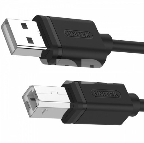 Unitek USB 2.0 CABLE AM-BM, 3M; Y-C420GBK