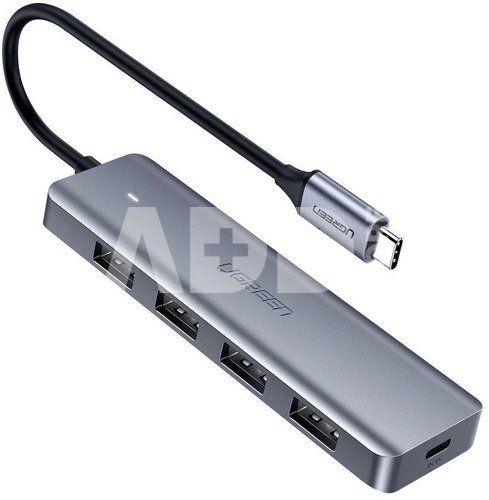 UGREEN USB 3.0 4 Ports Hub USB-C to 4x USB 3.0 + micro USB (Gray)