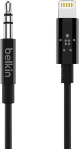 Belkin Lightning to 3.5 mm Cable AV10172bt03-BLK	 Black