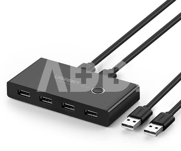 Switch USB KVM USB 2x4 UGREEN USB 3.0 (black)