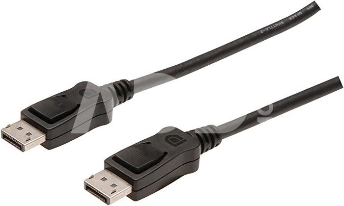 Digitus Connection Cable DisplayPort with snaps 1080p 60Hz FHD Type DP / DP M / M black 3m