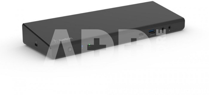Belkin USB C Display Link Dock, Triple display support up to 4K, HDMI, DP, USB C, USB A, GbE, Audio, PD 85w, Mac/PC/Chrome compatible