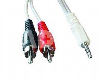 CABLE AUDIO 3.5MM TO 2RCA 5M/CCA-458-5M GEMBIRD