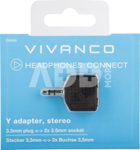 Vivanco adapter 3,5mm - 2x3,5mm (39269)