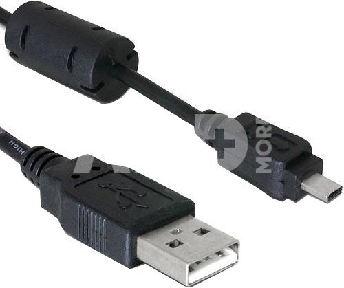Caruba USB 2.0 | A Male Mini Male 8 pin (UC E6 voor Nikon) | 1 meter