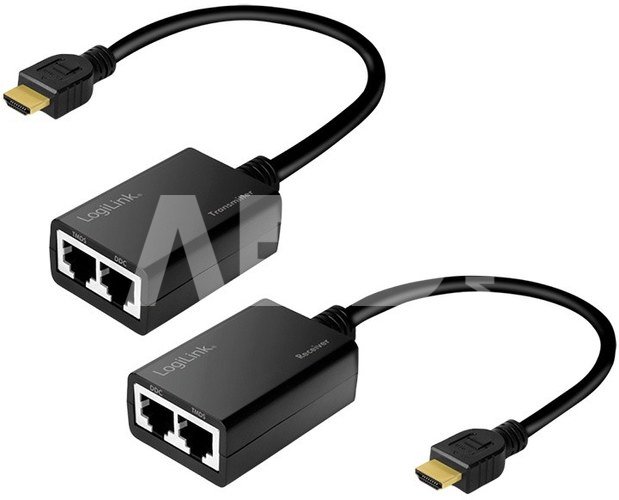 LogiLink HDMI EXtender up to 30m, 1080p/60Hz, 0.3m