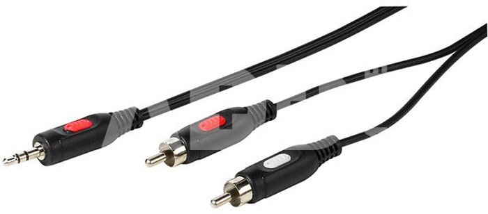 Vivanco cable 3,5mm - 2xRCA 2.5m (46031)