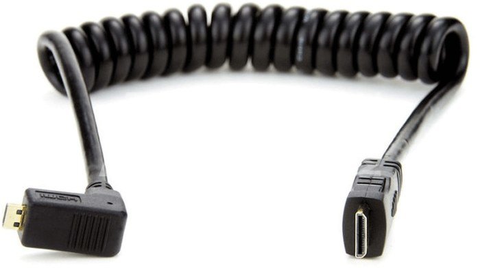 twisted cable Micro HDMI (refracted) - Mini HDMI