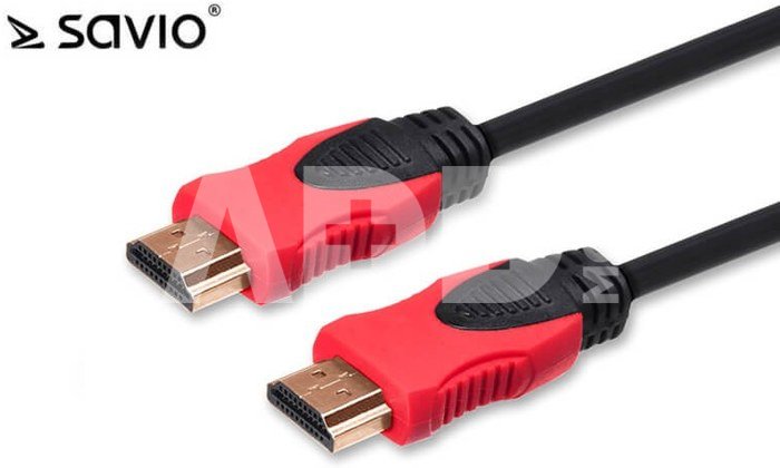 Elmak CL-113 Cable HDMI 2.0, gold, 3D, 4Kx2K, copper, 5m