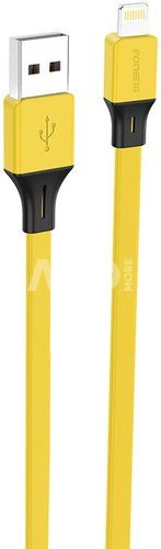Foneng X96 USB-A to Lightning cable 2.4A, 1m (yellow)