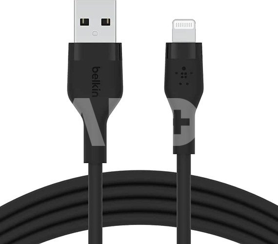 Belkin Flex Lightning/USB-A 1m mfi cert., black CAA008bt1MBK