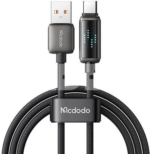 Mcdodo CA-2350 USB-A to USB-C cable, 6A, LED display, 1.2m