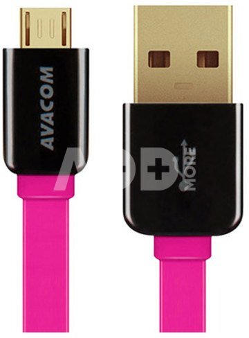 AVACOM MIC-120P USB CABLE - MICRO USB, 120CM, PINK