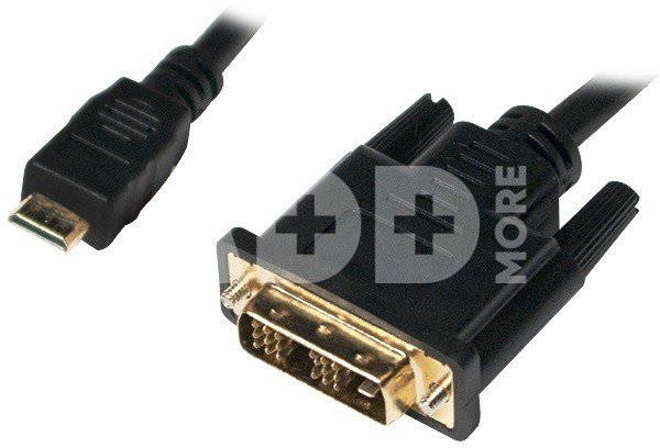 LogiLink Mini HDMI to DVI-D cable M/M, 1m, black
