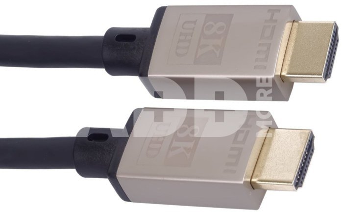 Ultra High Speed HDMI 2.1 cable 8K@60Hz, 4K@120Hz length 3m metallic gold plated connectors