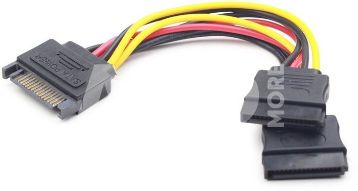 CABLE POWER SPLITTER SATA/0.15M CC-SATAM2F-01 GEMBIRD