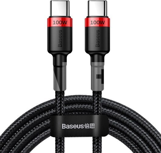 Baseus Cafule PD2.0 100W flash charging USB For Type-C cable (20V 5A)2m Red+Black