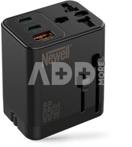 Newell GaN travel adapter 65W mains charger