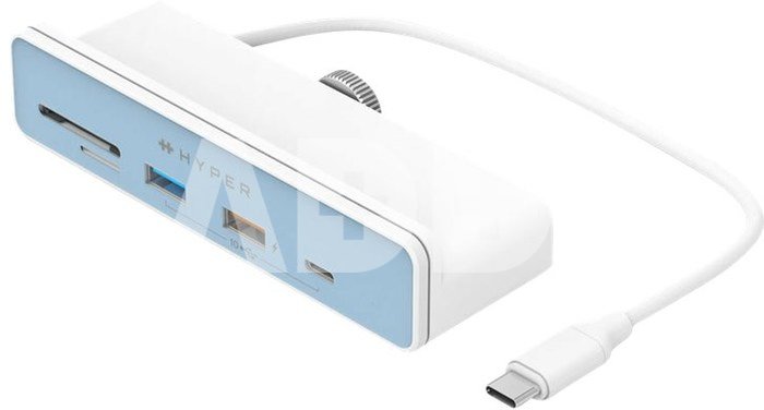 Hyper | HyperDrive USB-C 6-in-1 Form-fit Hub with 4K HDMI for iMac 24" | HDMI ports quantity 1