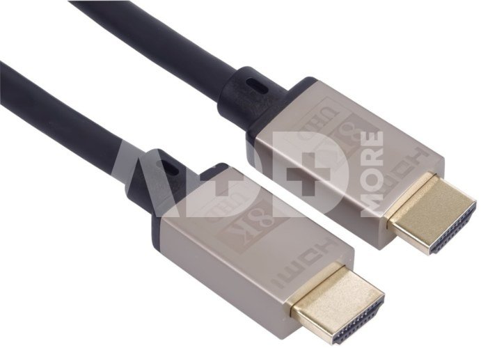 Ultra High Speed HDMI 2.1 cable 8K@60Hz, 4K@120Hz length 2m metallic gold plated connectors