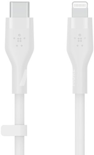 Belkin Flex Lightning/USB-C 15W 3m, mfi, 15W, white CAA009bt3MWH