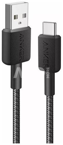 Anker 322 USB-A to USB-C Cable Nylon, 1.8M, Black | Anker