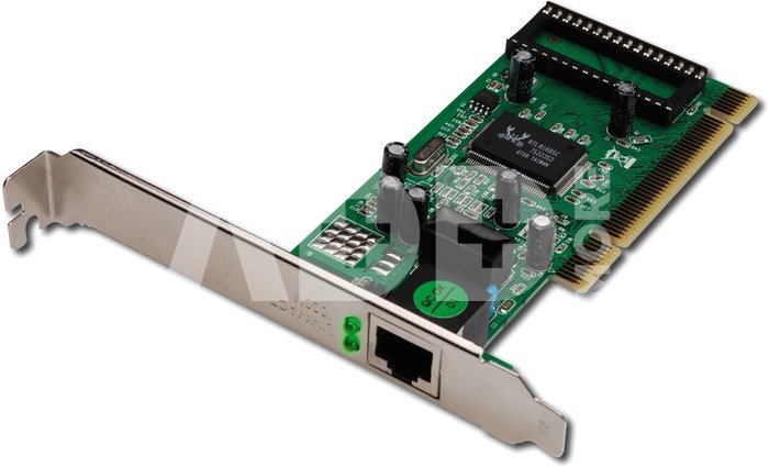 Digitus Gigabit Ethernet PCI Network Card DN-10110 PCI, 1000 Mbit/s