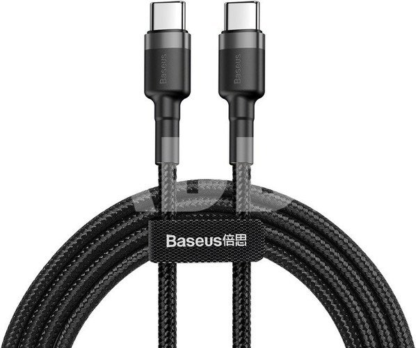 Baseus Cafule Cable USB-C PD 2.0 QC 3.0 60W 1m (Black+Gray)