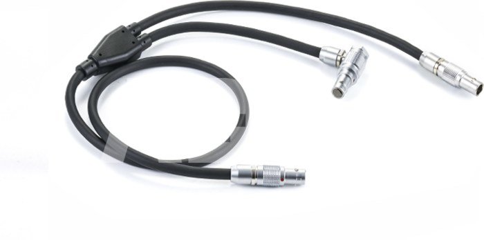 2-Pin Lemo to Dual 2-Pin Lemo Splitter Power Cable