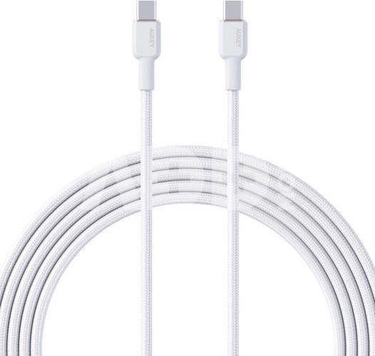 USB-C to USB-C Cable Aukey CB-NCC2, 60W, 1.8m (white)