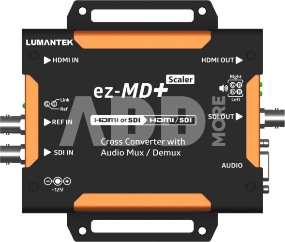 HDMI/SDI Cross-Converter with Audio Mux / De-Mux + Scaler