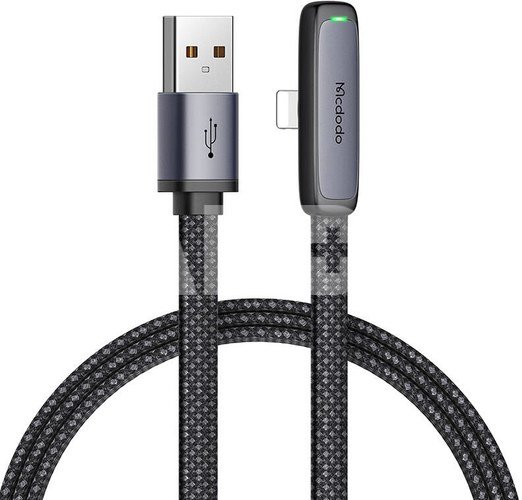 Mcdodo CA-2790 USB to lightning angle cable, 1.2m (black)
